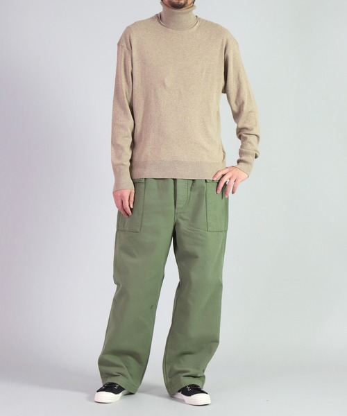 OMNIGOD（オムニゴッド）の「[OMNIGOD mens / オムニゴッド] リクラインドクロス ワイドイージーカーゴパンツ（その他パンツ・メンズ・オリーブ/グレー/ベージュ・3/2）」の13枚目の写真
