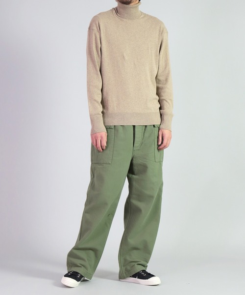 OMNIGOD（オムニゴッド）の「[OMNIGOD mens / オムニゴッド] リクラインドクロス ワイドイージーカーゴパンツ（その他パンツ・メンズ・オリーブ/グレー/ベージュ・3/2）」の14枚目の写真