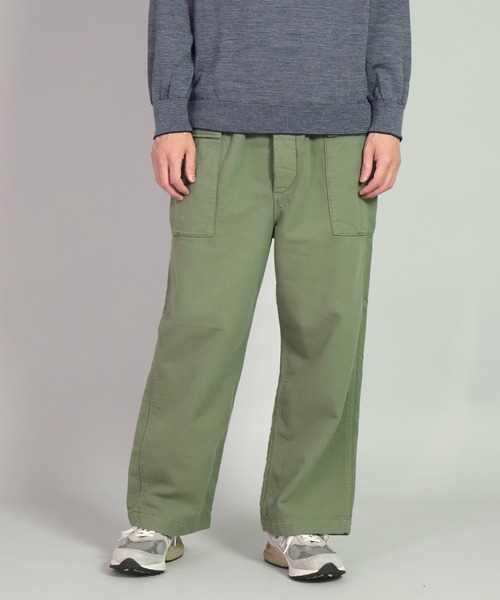 OMNIGOD（オムニゴッド）の「[OMNIGOD mens / オムニゴッド] リクラインドクロス ワイドイージーカーゴパンツ（その他パンツ・メンズ・オリーブ/グレー/ベージュ・3/2）」の5枚目の写真