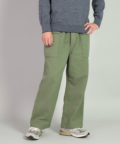 OMNIGOD（オムニゴッド）の「[OMNIGOD mens / オムニゴッド] リクラインドクロス ワイドイージーカーゴパンツ（その他パンツ・メンズ・オリーブ/グレー/ベージュ・3/2）」の6枚目の写真