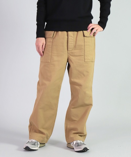 OMNIGOD（オムニゴッド）の「[OMNIGOD mens / オムニゴッド] リクラインドクロス ワイドイージーカーゴパンツ（その他パンツ・メンズ・オリーブ/グレー/ベージュ・3/2）」の21枚目の写真