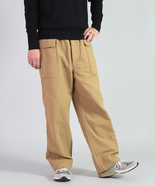 OMNIGOD（オムニゴッド）の「[OMNIGOD mens / オムニゴッド] リクラインドクロス ワイドイージーカーゴパンツ（その他パンツ・メンズ・オリーブ/グレー/ベージュ・3/2）」の22枚目の写真