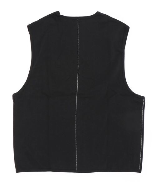 LOWRYS FARM(ローリーズファーム)の「カットステッチベスト 299368(ベスト・メンズ・ブラック/グリーン・MEDIUM/LARGE)」の3枚目の写真