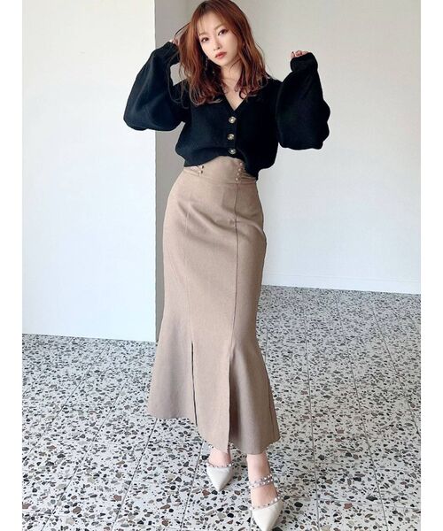 RESEXXY（リゼクシー）の「ハイウエストマーメイドスカート（スカート・レディース・ブラック/ベージュ/その他1・FREE）」の16枚目の写真