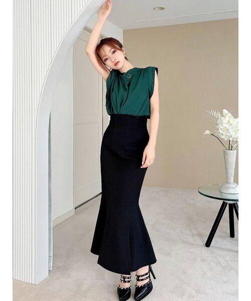 RESEXXY（リゼクシー）の「ハイウエストマーメイドスカート（スカート・レディース・ブラック/ベージュ/その他1・FREE）」の4枚目の写真