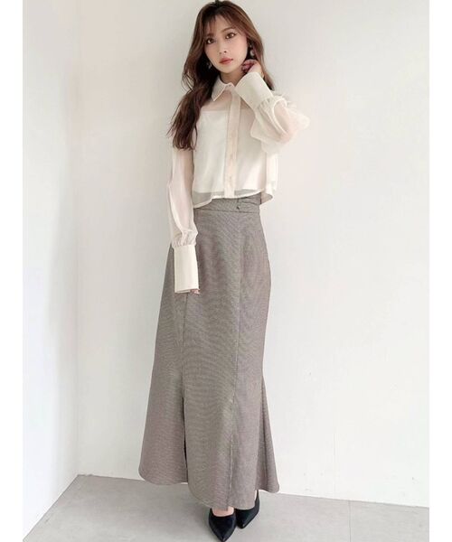 RESEXXY（リゼクシー）の「ハイウエストマーメイドスカート（スカート・レディース・ブラック/ベージュ/その他1・FREE）」の7枚目の写真