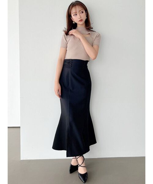 RESEXXY（リゼクシー）の「ハイウエストマーメイドスカート（スカート・レディース・ブラック/ベージュ/その他1・FREE）」の14枚目の写真