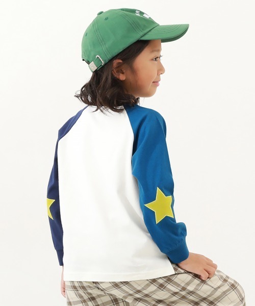 devirock(デビロック)の「エルボーパッチ 長袖Tシャツ(Tシャツ/カットソー・キッズ・オフホワイト/スミクロ/グレー系その他/オレンジ系その他/ブルー系その他/ブルー系その他3/ブルー系その他2/ホワイト系その他/その他9/その他10/その他11/その他12・160cm/130cm/110cm/120cm/100cm/150cm/140cm)」の11枚目の写真