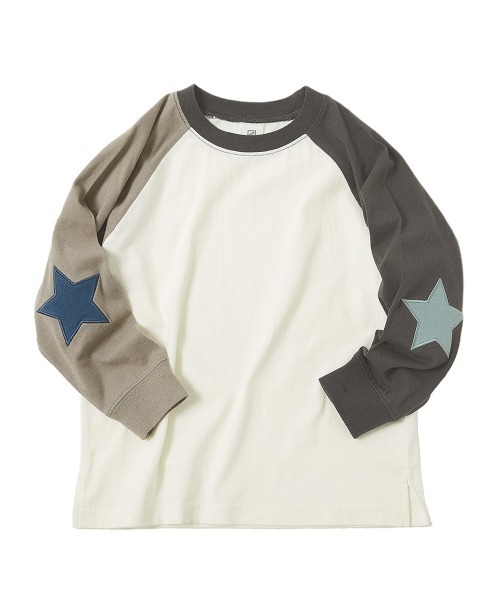 devirock(デビロック)の「エルボーパッチ 長袖Tシャツ(Tシャツ/カットソー・キッズ・オフホワイト/スミクロ/グレー系その他/オレンジ系その他/ブルー系その他/ブルー系その他3/ブルー系その他2/ホワイト系その他/その他9/その他10/その他11/その他12・160cm/130cm/110cm/120cm/100cm/150cm/140cm)」の13枚目の写真