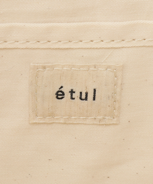 etul(エツル)の「etul Canvas Line L(トートバッグ・レディース・ブラック/キャメル・FREE)」の11枚目の写真