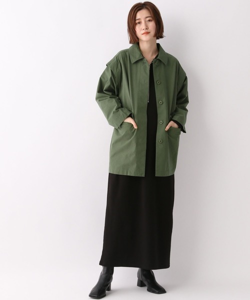 A part by（アパートバイ）の「ベストにもなる／【一部店舗限定】2WAYミリタリージャケット　127084（ミリタリージャケット・レディース・ブラック/カーキ・FREE）」の16枚目の写真