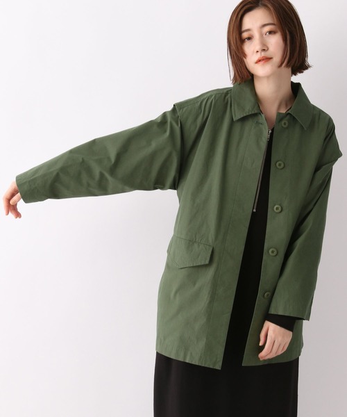 A part by（アパートバイ）の「ベストにもなる／【一部店舗限定】2WAYミリタリージャケット　127084（ミリタリージャケット・レディース・ブラック/カーキ・FREE）」の18枚目の写真
