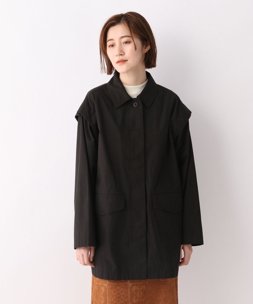 A part by（アパートバイ）の「ベストにもなる／【一部店舗限定】2WAYミリタリージャケット　127084（ミリタリージャケット・レディース・ブラック/カーキ・FREE）」の21枚目の写真