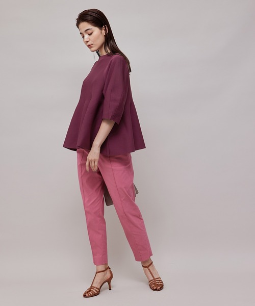 ROPE'(ロペ)の「【秋の新作】フルニードルフォルムペプラムニット(Tシャツ/カットソー・レディース・スミクロ/ワイン/ブルー系その他4・38)」の14枚目の写真