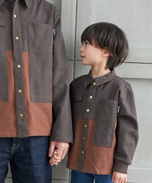 MAKE YOUR DAY | ワークシャツジャケット■100~140cm(シャツ/ブラウス)