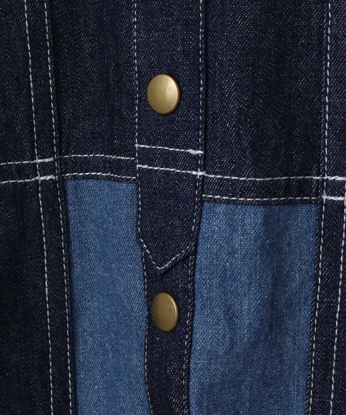 MAKE YOUR DAY(メイクユアデイ)の「ワークシャツジャケット■100~140cm(シャツ/ブラウス・キッズ・ダークブラウン/ネイビー・100/140/110/130/120)」の15枚目の写真