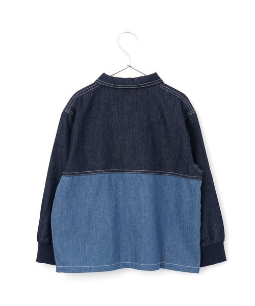 MAKE YOUR DAY(メイクユアデイ)の「ワークシャツジャケット■100~140cm(シャツ/ブラウス・キッズ・ダークブラウン/ネイビー・100/140/110/130/120)」の12枚目の写真