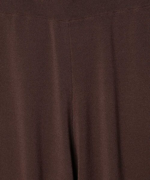 JEANASIS（ジーナシス）の「ドライタッチニットフレアパンツパンツ（その他パンツ・レディース・ブラック/ブラウン/グリーン/ブラウン系その他/ベージュ系その他・FREE）」の20枚目の写真