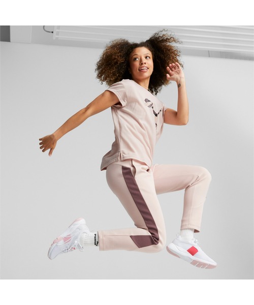 PUMA（プーマ）の「PUMA プーマ ウィメンズ EVOSTRIPE ハイウエストパンツ（その他パンツ・レディース・ブラック/ピンク系その他・X-LARGE/MEDIUM/LARGE/SMALL）」の7枚目の写真