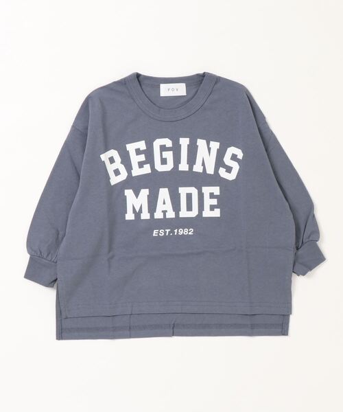 FOV（フォブ）の「フォブ BEGINS MADE L/S Tシャツ（Tシャツ/カットソー・キッズ・ベージュ系その他/ブラック/ブルー系その他・L/S/M/XL）」の13枚目の写真