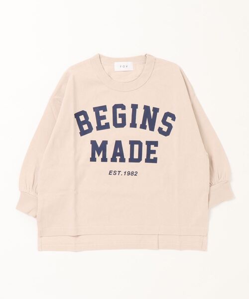 FOV（フォブ）の「フォブ BEGINS MADE L/S Tシャツ（Tシャツ/カットソー・キッズ・ベージュ系その他/ブラック/ブルー系その他・L/S/M/XL）」の15枚目の写真