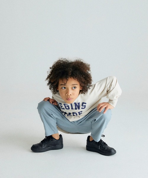 FOV（フォブ）の「フォブ BEGINS MADE L/S Tシャツ（Tシャツ/カットソー・キッズ・ベージュ系その他/ブラック/ブルー系その他・L/S/M/XL）」の9枚目の写真