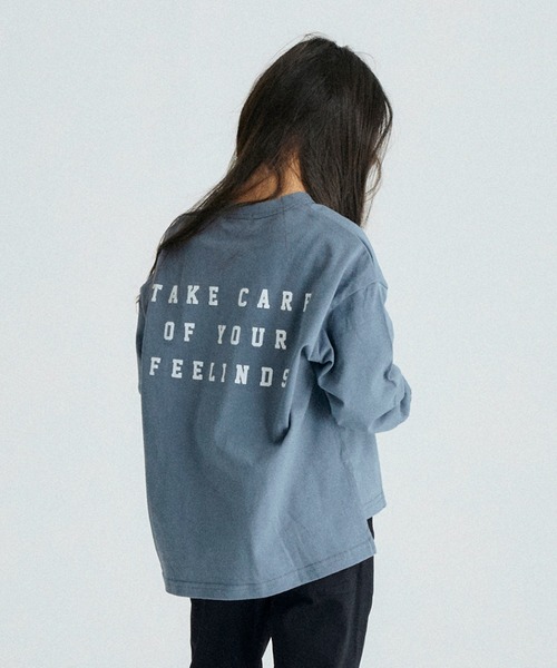 FOV（フォブ）の「フォブ BEGINS MADE L/S Tシャツ（Tシャツ/カットソー・キッズ・ベージュ系その他/ブラック/ブルー系その他・L/S/M/XL）」の7枚目の写真