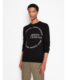 ARMANI EXCHANGE | 【A|X アルマーニ エクスチェンジ】サークルロゴ　ニットプルオーバー(ニット/セーター)