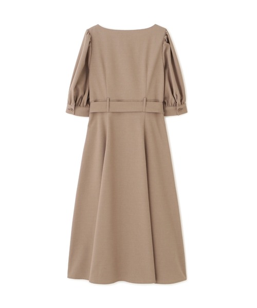 PROPORTION BODY DRESSING（プロポーションボディドレッシング）の「パフスリーブフレアワンピース / 1212240810（ワンピース・レディース・ブラウン/ライトグリーン・SMALL/MEDIUM）」の15枚目の写真