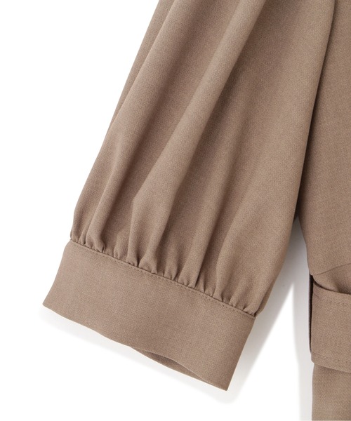 PROPORTION BODY DRESSING（プロポーションボディドレッシング）の「パフスリーブフレアワンピース / 1212240810（ワンピース・レディース・ブラウン/ライトグリーン・SMALL/MEDIUM）」の18枚目の写真