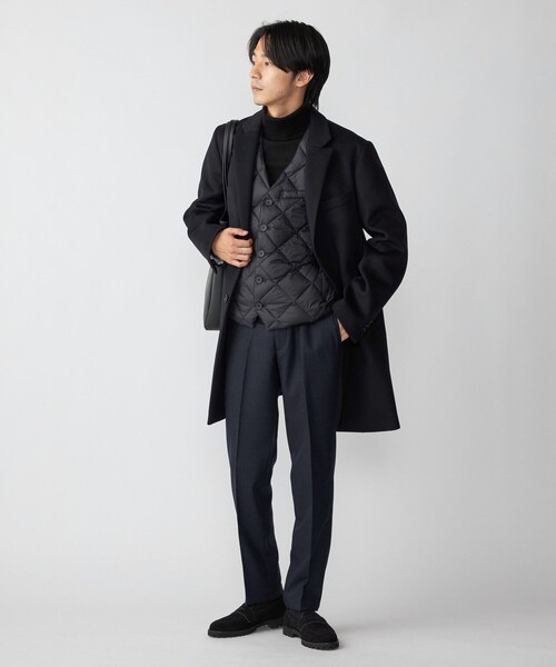 TAION(タイオン)の「*【SHIPS別注】TAION: <手洗い可能> COPYRIGHT ロゴ パッカブル インナー ダウン ジレ (ベスト)(ダウンベスト・メンズ・ブラック/チャコールグレー/ブラウン・SMALL/MEDIUM/LARGE/X-LARGE)」の12枚目の写真