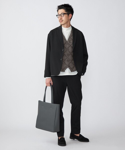 TAION(タイオン)の「*【SHIPS別注】TAION: <手洗い可能> COPYRIGHT ロゴ パッカブル インナー ダウン ジレ (ベスト)(ダウンベスト・メンズ・ブラック/チャコールグレー/ブラウン・SMALL/MEDIUM/LARGE/X-LARGE)」の13枚目の写真