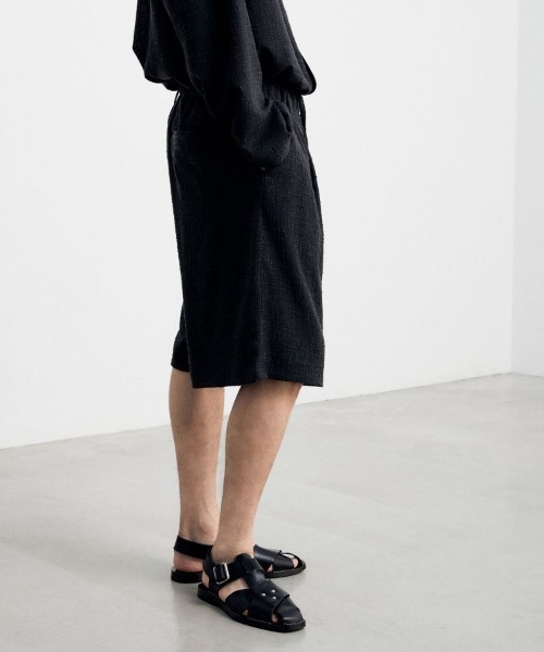 LIDNM(リドム)の「LIGHT TWEED BAGGY SHORTS(その他パンツ・メンズ・グレー系その他・SMALL/MEDIUM)」の4枚目の写真