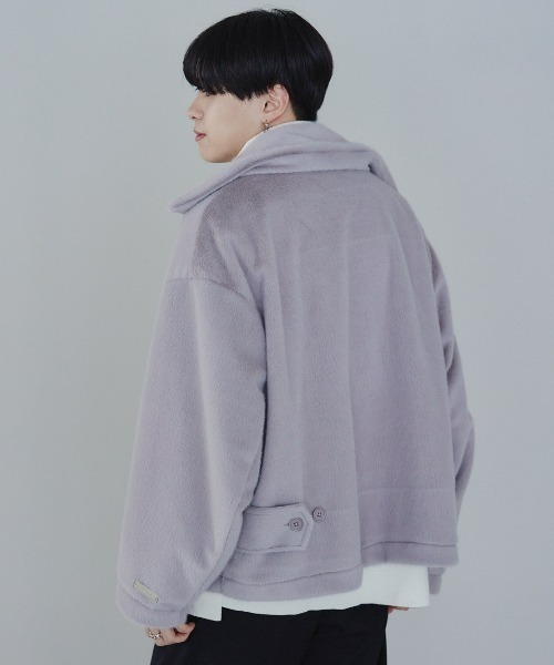 EDEL（エーデル）の「EDEL - ビッグカラーファーブルゾン（ブルゾン・メンズ・ホワイト/ブラック/グレー・MEDIUM/LARGE）」の7枚目の写真