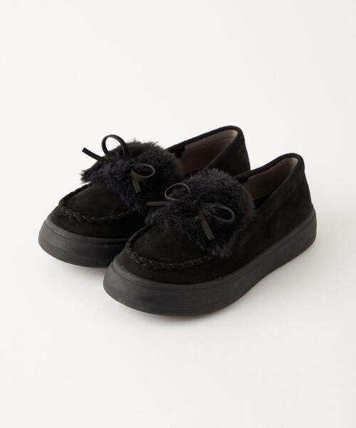 green label relaxing（グリーンレーベルリラクシング）の「モカシンスニーカー 17-23cm（モカシン/デッキシューズ・キッズ・ブラック/ベージュ・22cm/23cm/17cm/18cm/19cm/20cm/21cm）」の12枚目の写真