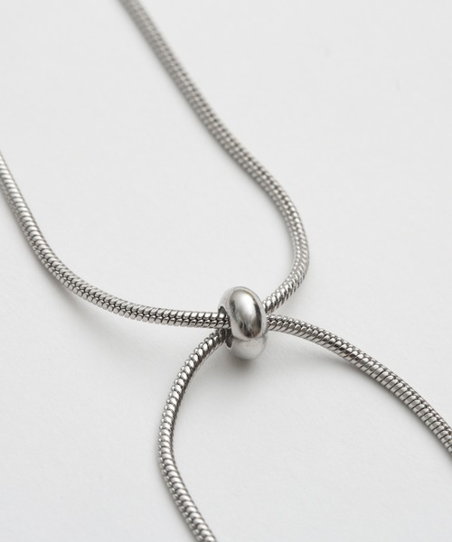 Geel（ギール）の「Geel/2wayチョーカーネックレス（ネックレス・レディース・シルバー・FREE）」の2枚目の写真