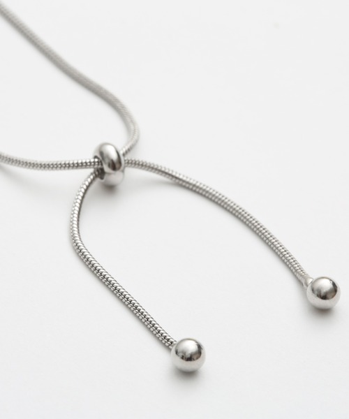Geel（ギール）の「Geel/2wayチョーカーネックレス（ネックレス・レディース・シルバー・FREE）」の3枚目の写真