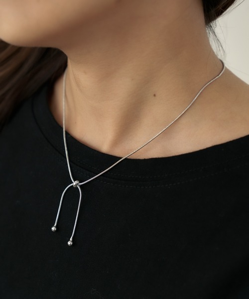 Geel（ギール）の「Geel/2wayチョーカーネックレス（ネックレス・レディース・シルバー・FREE）」の8枚目の写真