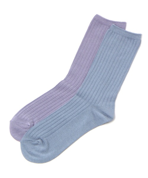 niko and...（ニコアンド）の「オリジナルカラー2Pソックス（ソックス/靴下・レディース・ホワイト/イエロー/ブルー/ラベンダー/オレンジ系その他2/その他1・FREE）」の3枚目の写真