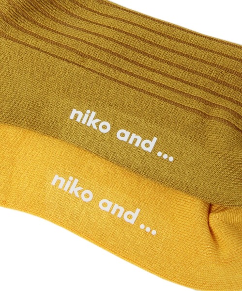 niko and...（ニコアンド）の「オリジナルカラー2Pソックス（ソックス/靴下・レディース・ホワイト/イエロー/ブルー/ラベンダー/オレンジ系その他2/その他1・FREE）」の11枚目の写真