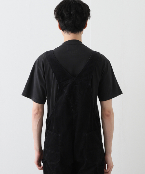 WESTOVERALLS（ウエストオーバーオールズ）の「【WESTOVERALLS / ウェストオーバーオールズ】CORD COVERALL（サロペット/オーバーオール・メンズ・ブラック・MEDIUM）」の9枚目の写真