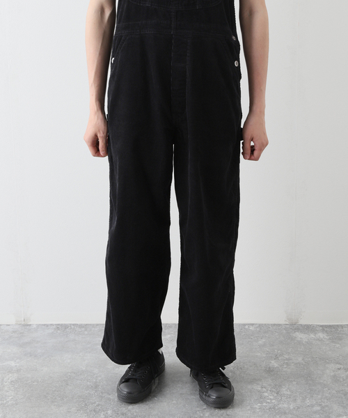 WESTOVERALLS（ウエストオーバーオールズ）の「【WESTOVERALLS / ウェストオーバーオールズ】CORD COVERALL（サロペット/オーバーオール・メンズ・ブラック・MEDIUM）」の5枚目の写真