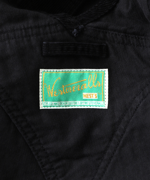 WESTOVERALLS（ウエストオーバーオールズ）の「【WESTOVERALLS / ウェストオーバーオールズ】CORD COVERALL（サロペット/オーバーオール・メンズ・ブラック・MEDIUM）」の16枚目の写真