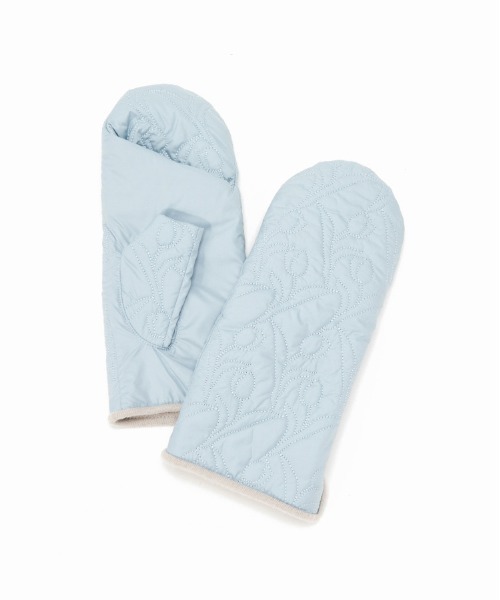 Casselini（キャセリーニ）の「Casselini(キャセリーニ)チューリップキルティングミトン（手袋・レディース・ブラック/ピンク/ブルー/クリーム・FREE）」の12枚目の写真