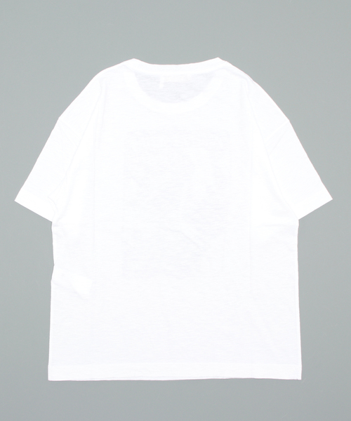 SEE BY CHLOE（シーバイクロエ）の「オーガニックコットンジャージー ロゴTシャツ　"POETRY" ON ORGAN…（Tシャツ/カットソー・レディース・コーラル/ホワイト・S/M）」の3枚目の写真