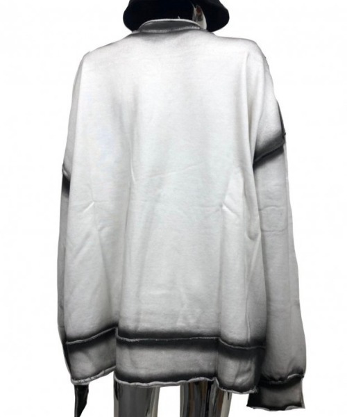 XU（エックスユー）の「【XU/エックスユー】spray sweat shirt / スウェット トレーナー 長袖トップス 秋服 冬服 オーバーサイズ スウェット ビッグサイズ（スウェット・メンズ・ホワイト/ブラック・ONE SIZE）」の11枚目の写真