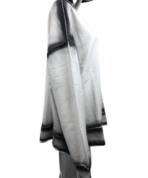 XU（エックスユー）の「【XU/エックスユー】spray sweat shirt / スウェット トレーナー 長袖トップス 秋服 冬服 オーバーサイズ スウェット ビッグサイズ（スウェット・メンズ・ホワイト/ブラック・ONE SIZE）」の12枚目の写真