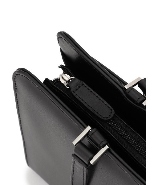 Perfect Suit FActory（パーフェクトスーツファクトリー）の「シンプルリクルートバッグ（ビジネスバッグ・レディース・ブラック・FREE）」の4枚目の写真