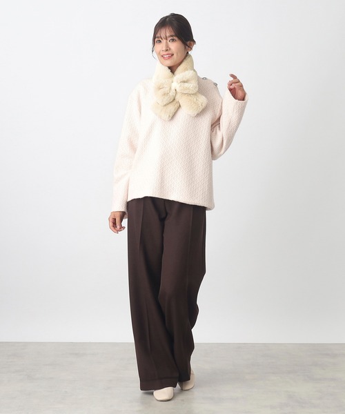 リボンマフラーチャーム WEB限定】ブランドロゴ入りギフト袋付き！リボンマフラー