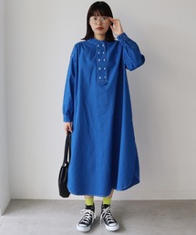 《染め替え》製品染めオックスコックワンピース